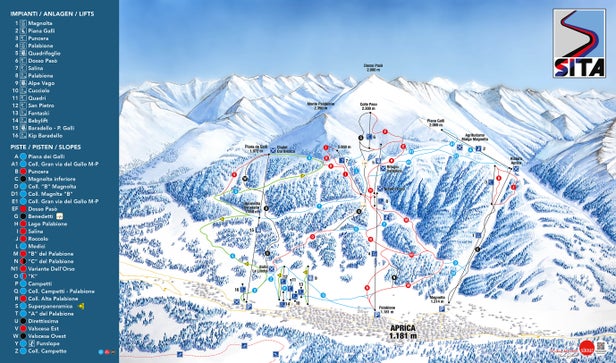 Mapa tras Aprica