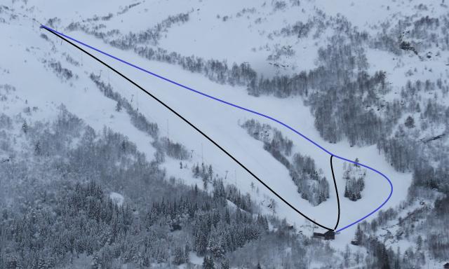 Mapa tras Bjørnestad