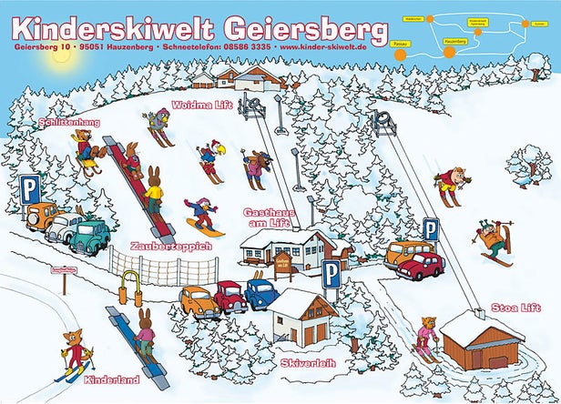 Mapa tras Hauzenberg - Geiersberg