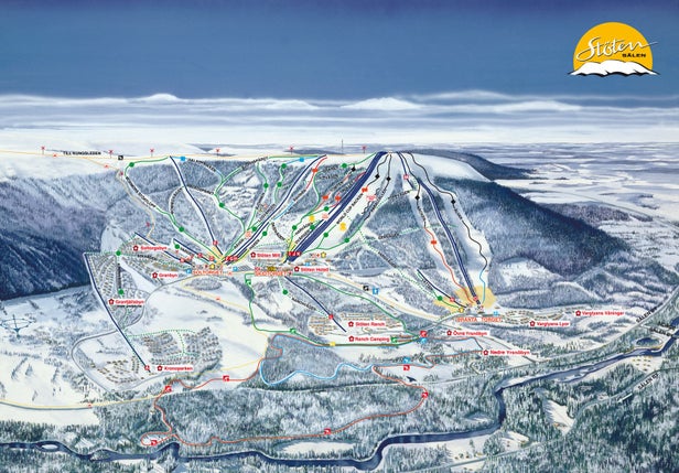 Mapa tras Stöten i Sälen